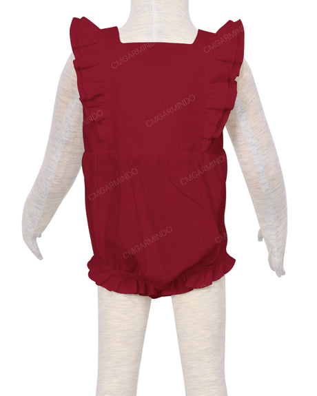 Ruffle Shoulder Onesie