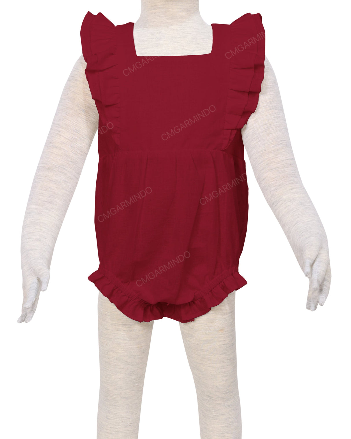 Ruffle Shoulder Onesie