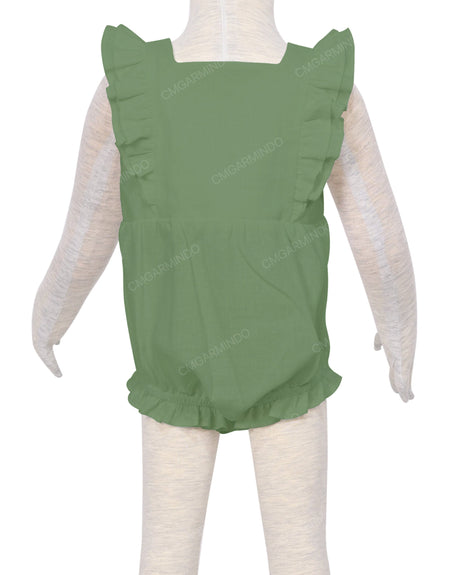 Ruffle Shoulder Onesie