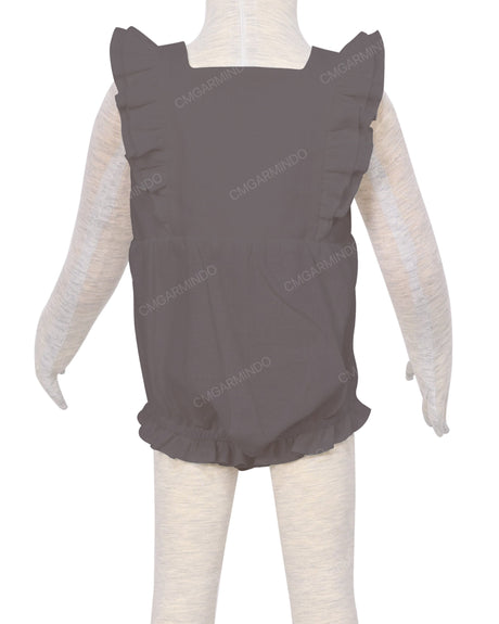 Ruffle Shoulder Onesie