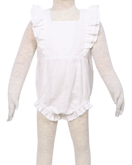 Ruffle Shoulder Onesie