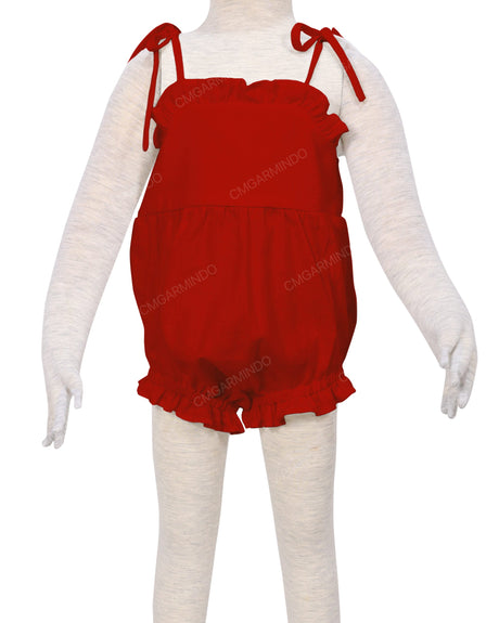 Tie Shoulder Onesie