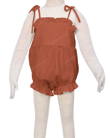 Tie Shoulder Onesie