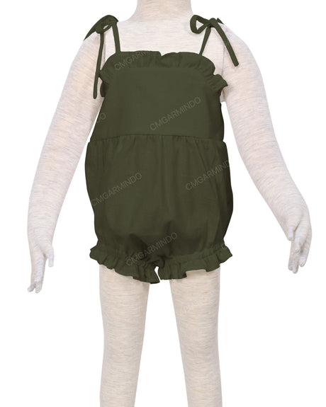 Tie Shoulder Onesie