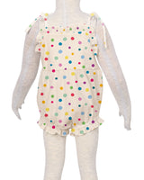 Tie Shoulder Onesie