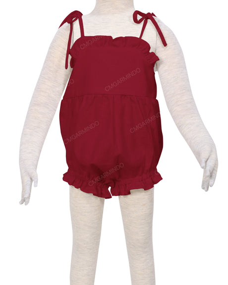 Tie Shoulder Onesie