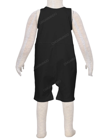 Button Overall Romper