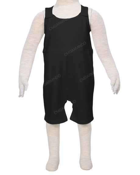 Button Overall Romper