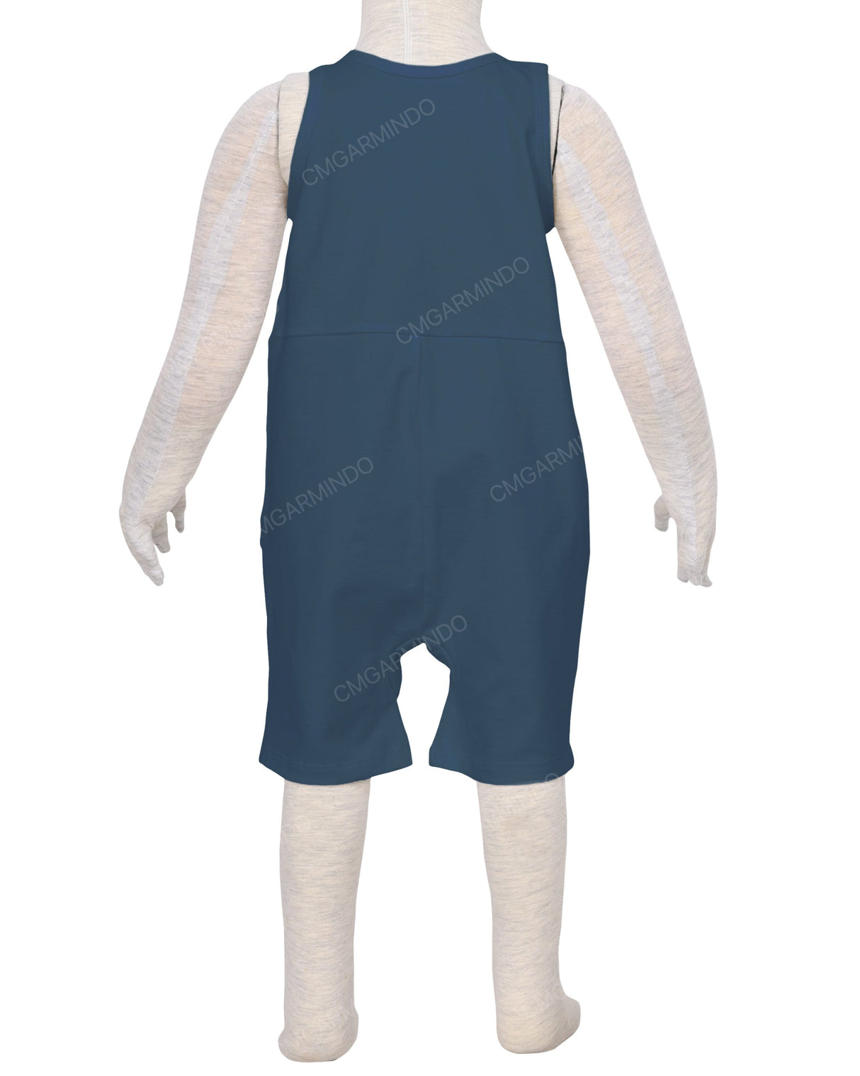 Button Overall Romper