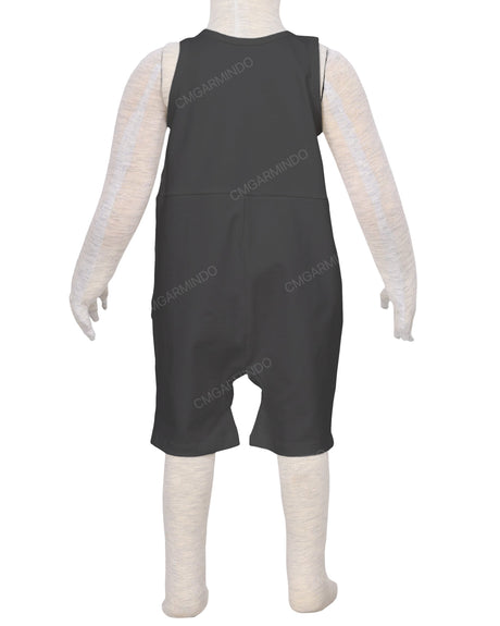 Button Overall Romper