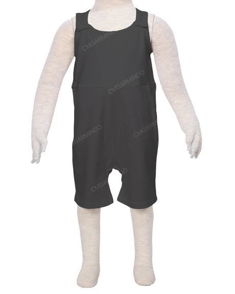 Button Overall Romper