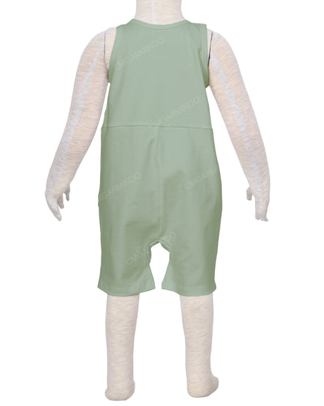 Button Overall Romper