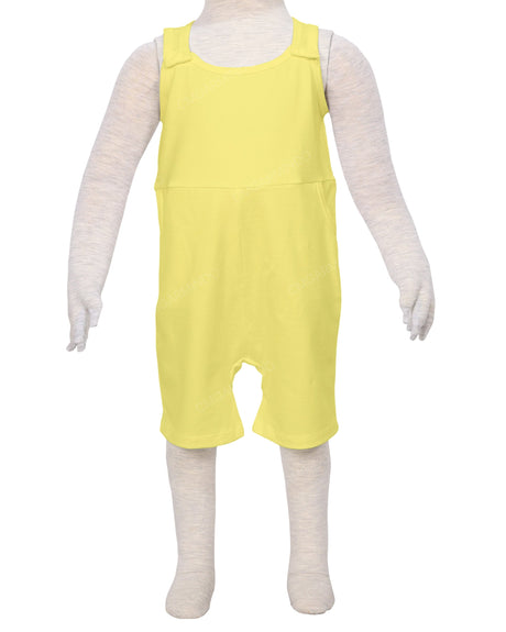 Button Overall Romper