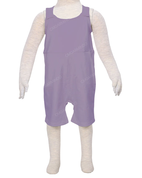 Button Overall Romper