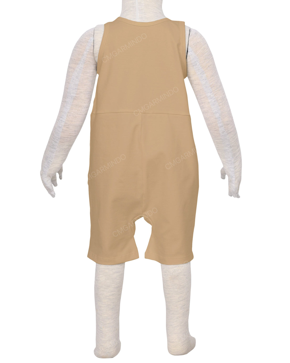 Button Overall Romper