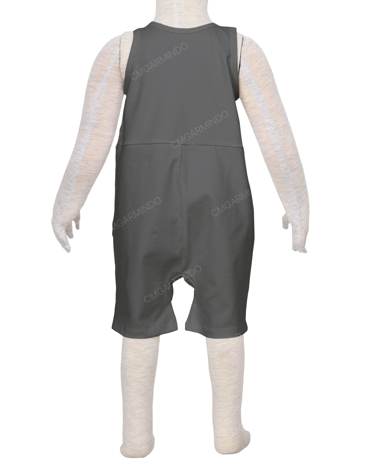 Button Overall Romper