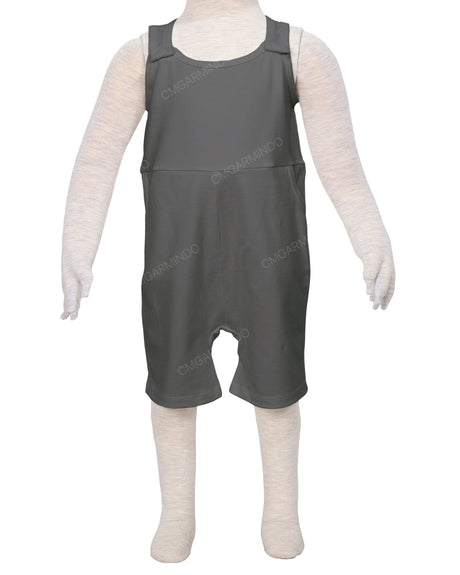Button Overall Romper