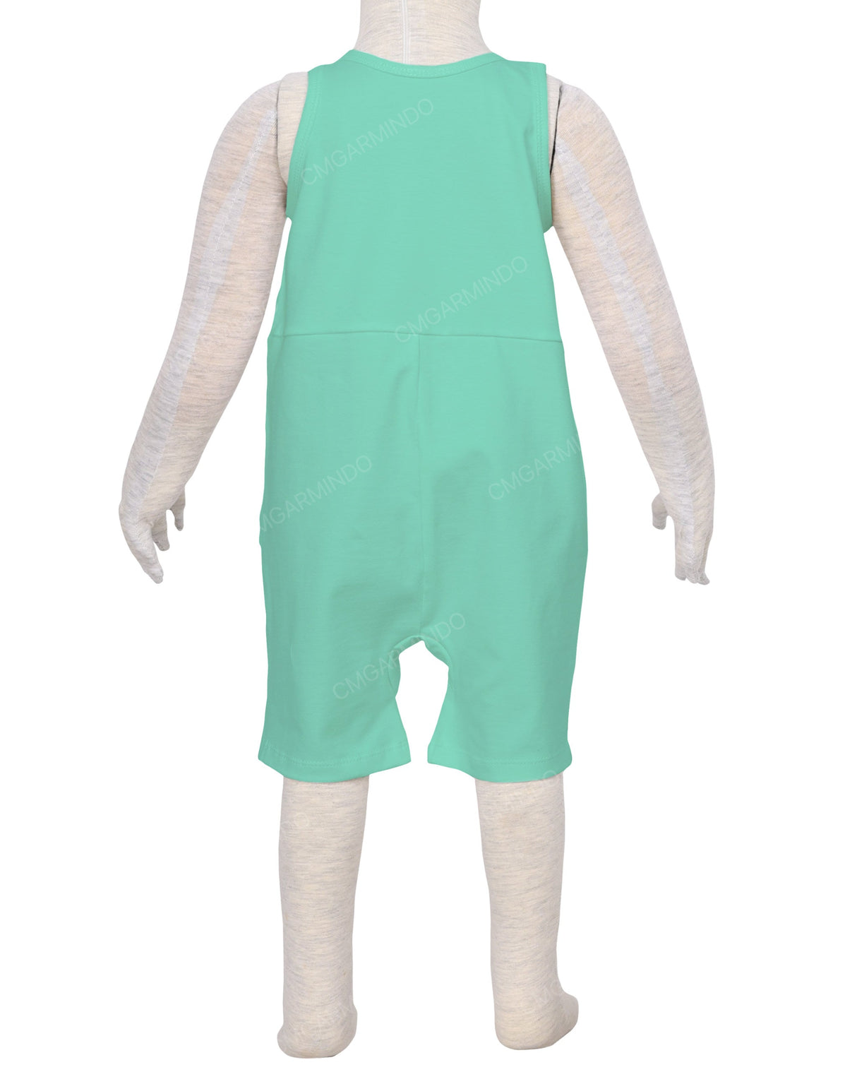 Button Overall Romper