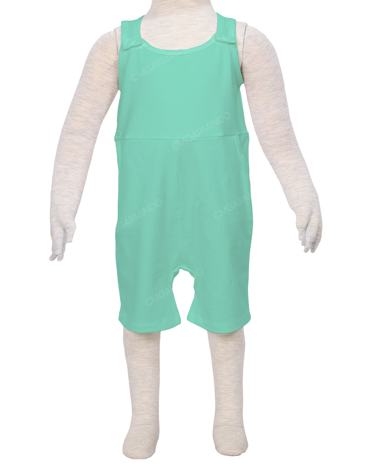 Button Overall Romper