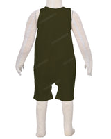 Button Overall Romper