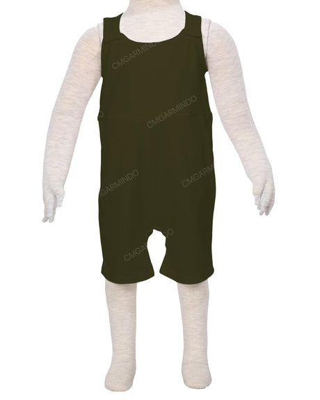Button Overall Romper