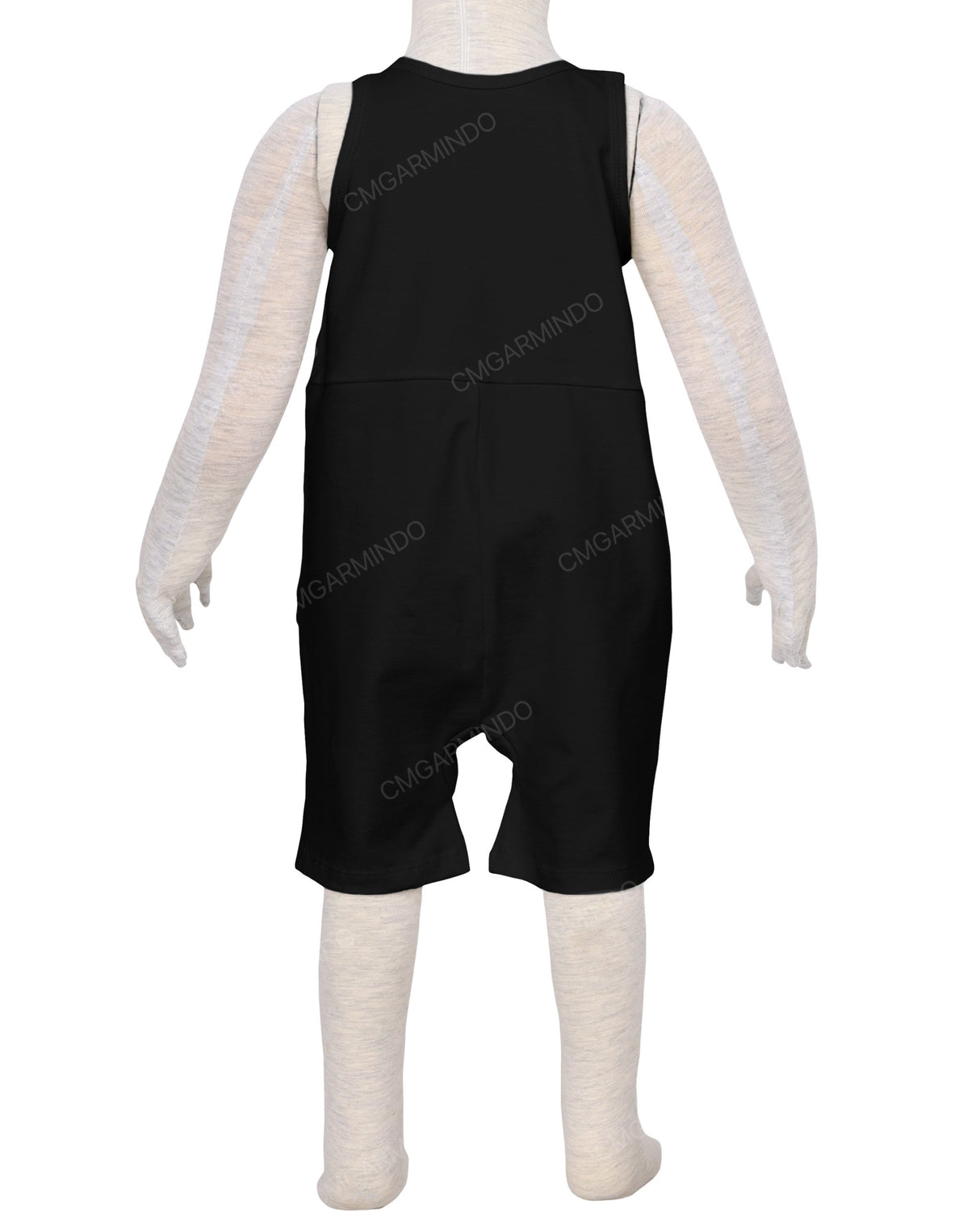 Button Overall Romper