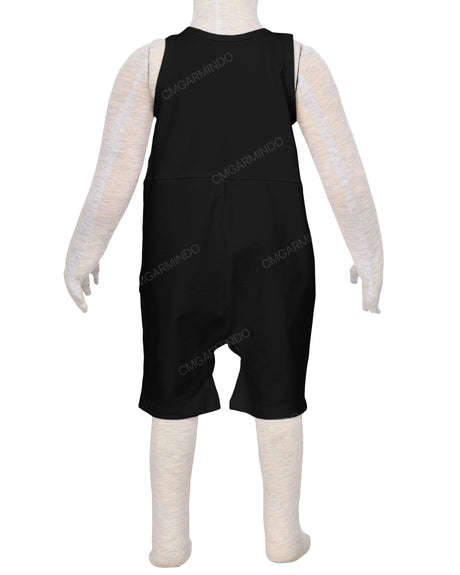 Button Overall Romper