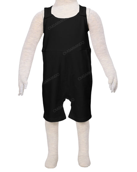 Button Overall Romper