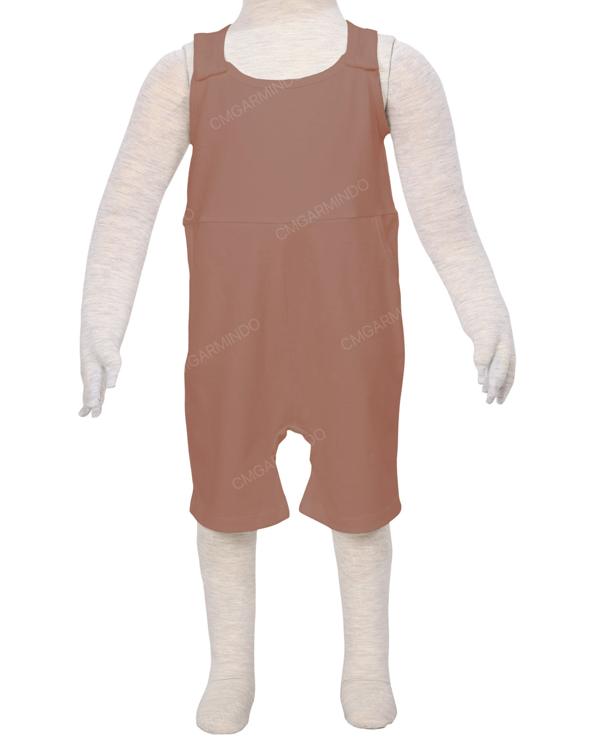 Button Overall Romper