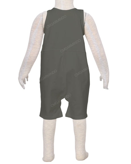 Button Overall Romper