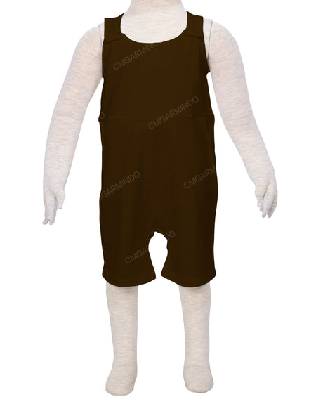 Button Overall Romper