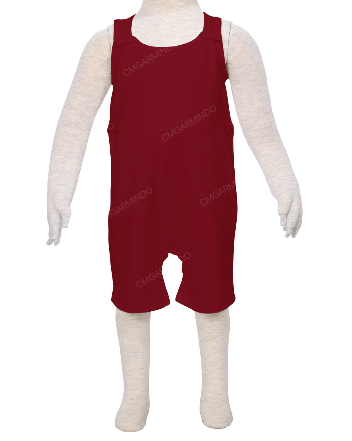 Button Overall Romper
