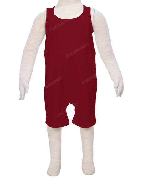 Button Overall Romper