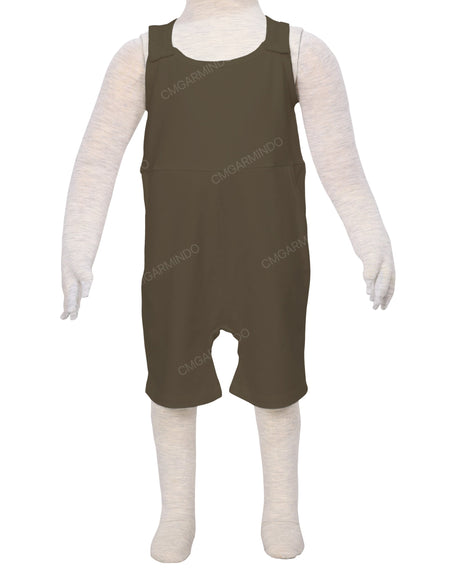 Button Overall Romper