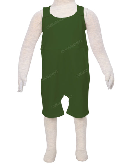 Button Overall Romper