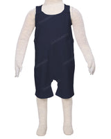 Button Overall Romper