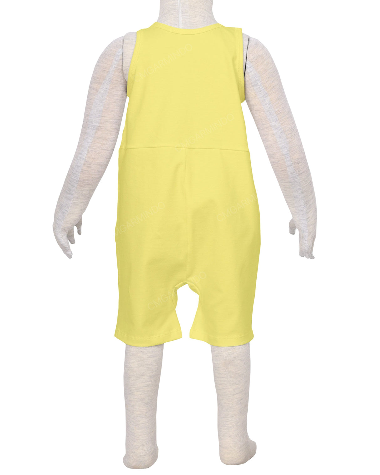 Button Overall Romper