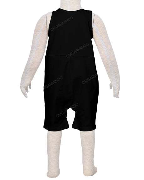 Button Overall Romper