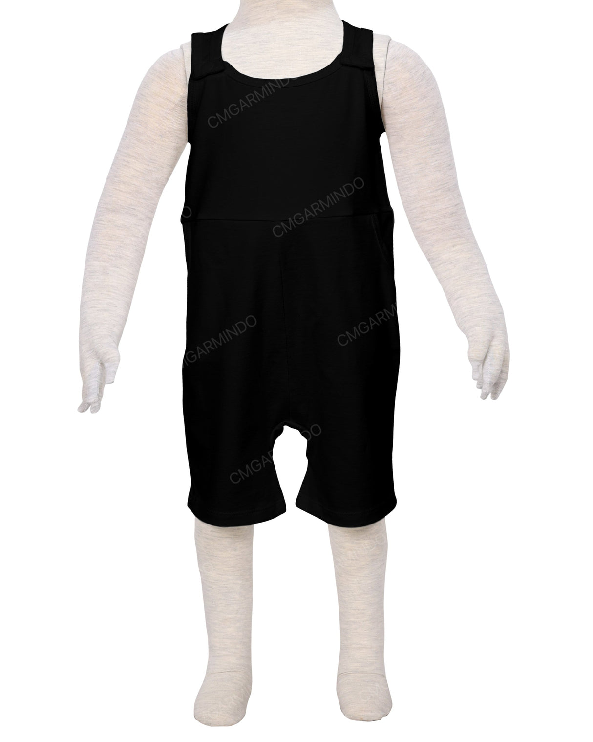 Button Overall Romper