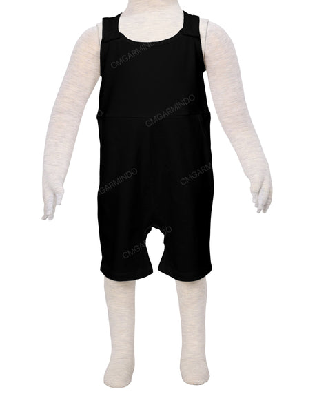 Button Overall Romper