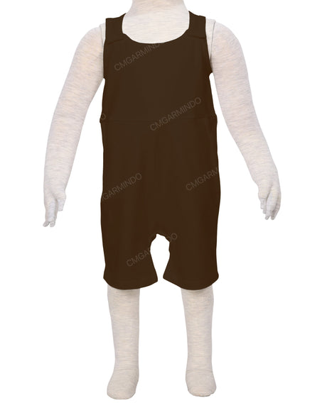 Button Overall Romper