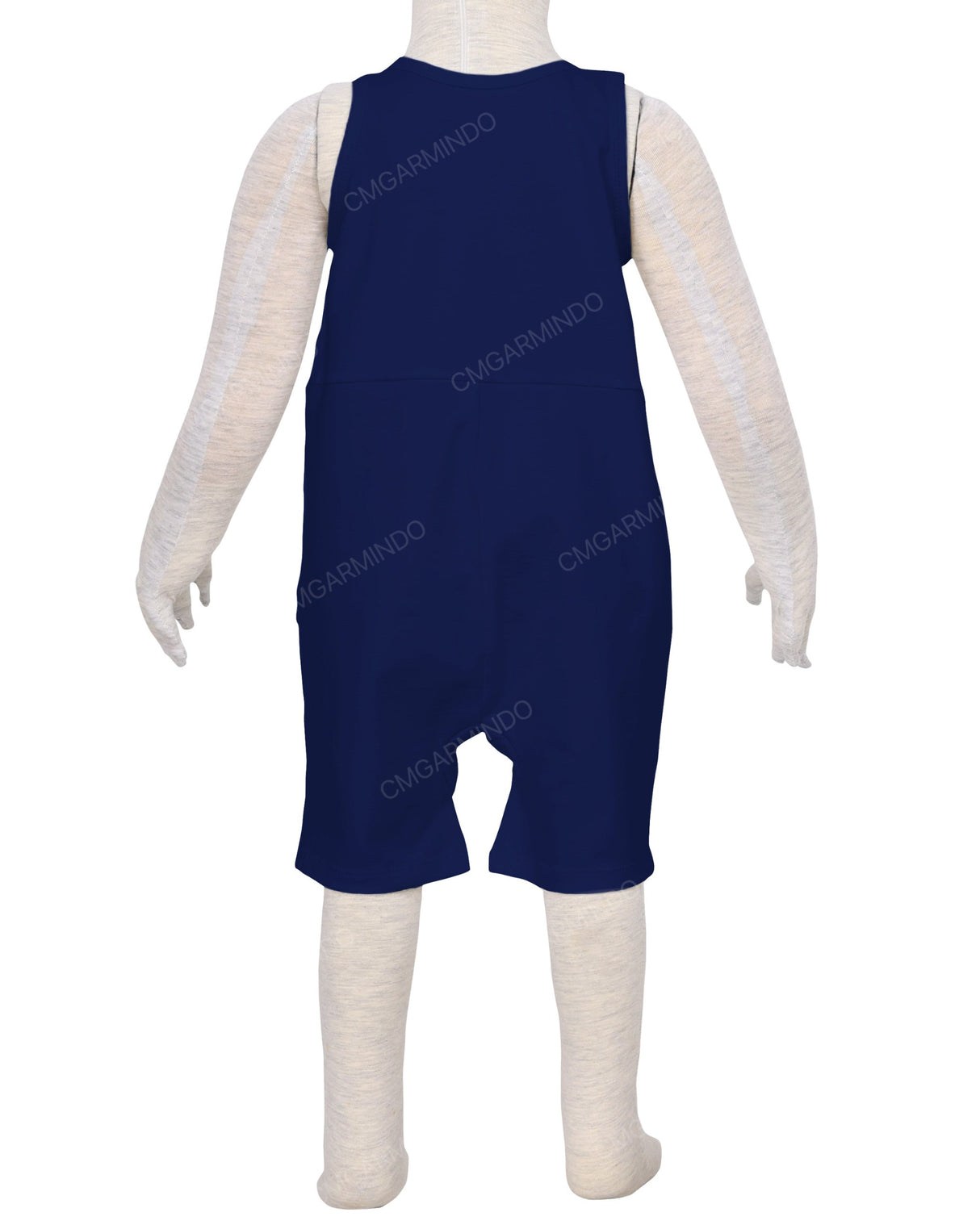 Button Overall Romper
