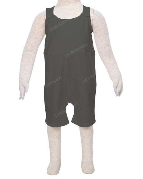 Button Overall Romper
