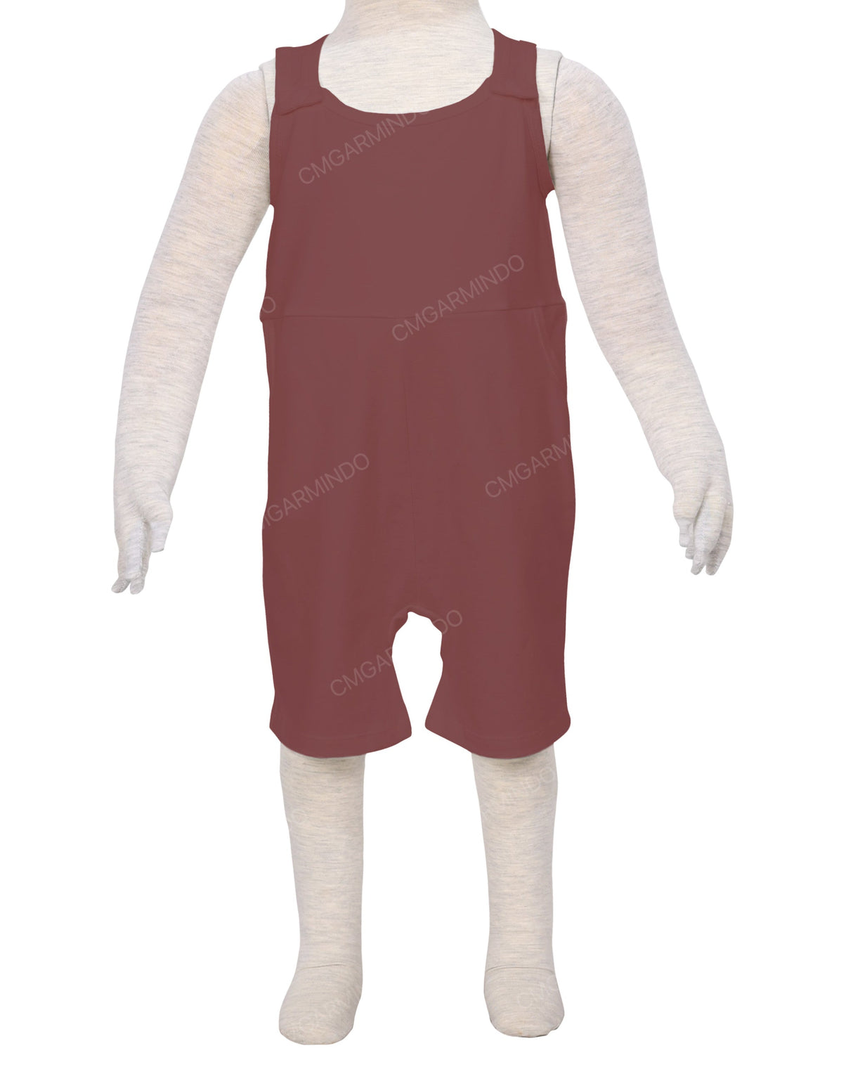 Button Overall Romper