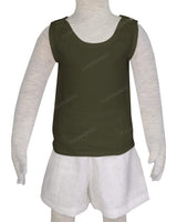 Button Shoulder Tank Top