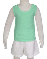 Button Shoulder Tank Top