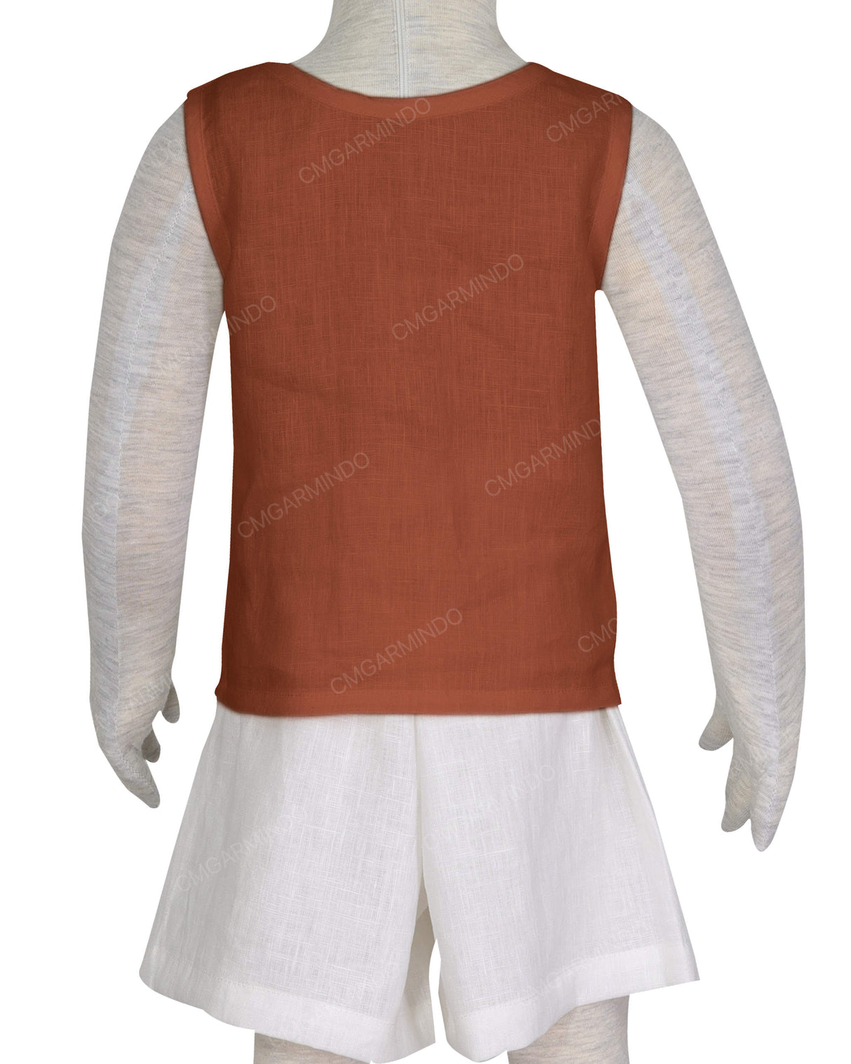 Button Shoulder Tank Top