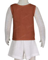 Button Shoulder Tank Top