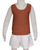 Button Shoulder Tank Top