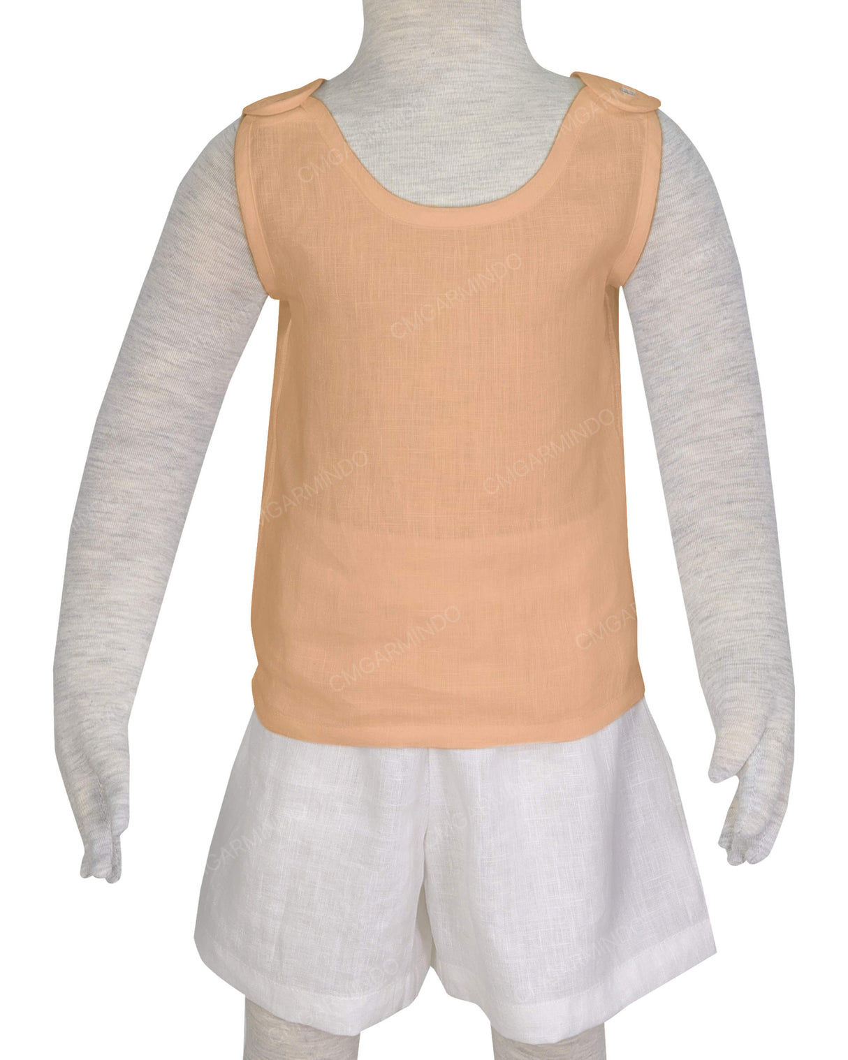 Button Shoulder Tank Top